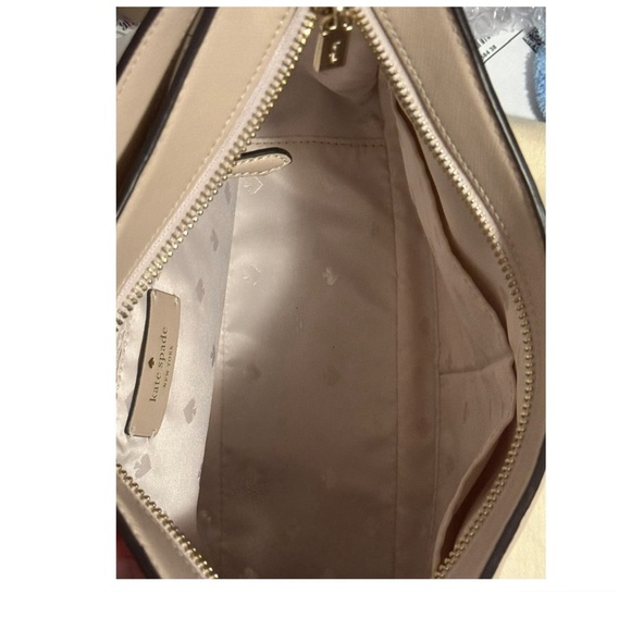 Kate Spade NY Elegant Perry in Tusk Saffiano Leather NWOT Pristine MSRP $379 - Picture 8 of 11
